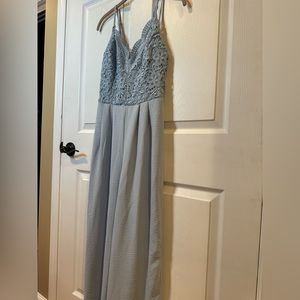 Blue Formal Jumpsuit Romper